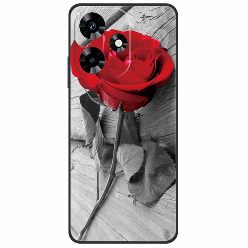 For Infinix Hot 30i NFC Case X669D Silicone Wolf Lion TPU Soft Fundas For Infinix Hot 30i X669C Hot30i 2023 Protector Black Capa