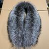 Custom Drop Shipping Fur Scarf Winter Warm Shawl Real Fox Raccoon Fur Collars