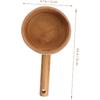 1Pc Bamboo Long Handle Water Ladle Portable Garden Water Scoop for Tea Kitchen and Outdoor Use Chic Design and Material