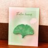 30Sheets Green Leaves Memo Pads Simple Scrapbooking Sticker School Supplies Post Sticky Notes Office Stationery