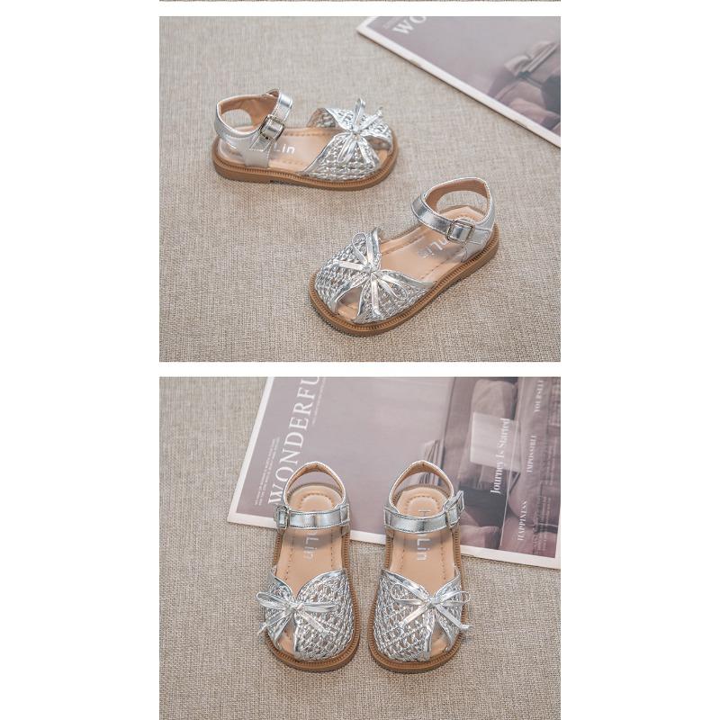 Sommer Baby Mädchen Slip-on Schuhe, Mädchen Sandalen & Kinder Hausschuhe, Kleinkind Prinzessin Weiche Sohle Gewebte Schuhe