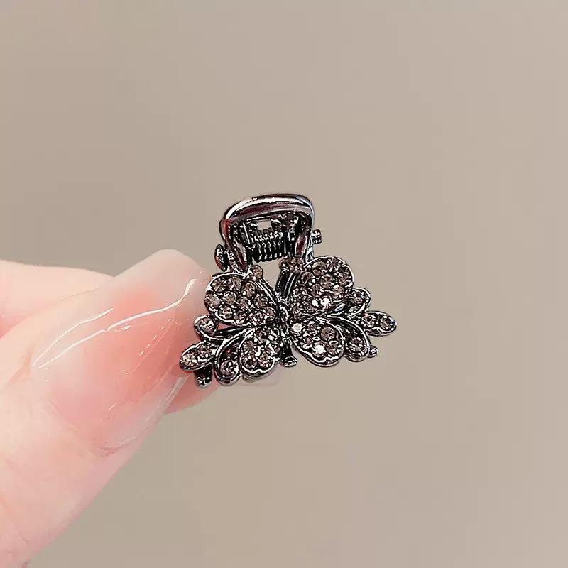 Korean Rhinestone Bow Claw Hair Clip