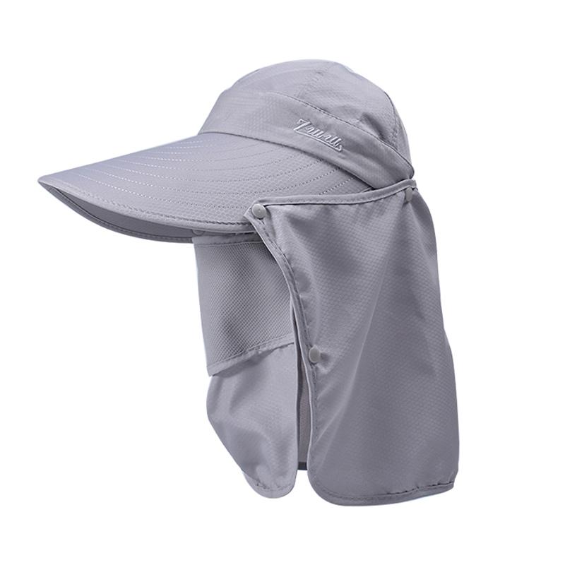 Sommer-Sonnenhut Großer Schirm Koreanischer Beschäftigter Landwirtschaftshut UPF 50+ 100% Polyester Atmungsaktiv Breiter Schirm-Sonnenhut für Damen Herren Einheitsgröße