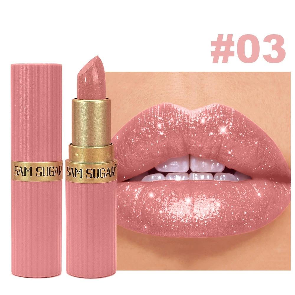 

Daily Versatile Lipstick With Fine, Long-lasting And Not Easy To Fade рожевий