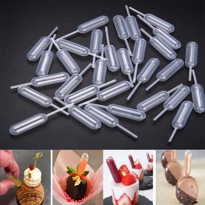 50Pcs Mini 4Ml Kunststoff Squeeze Transfer Pipetten Dropper Einweg Pipetten