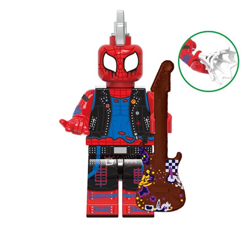 Xinhong G0124 Superhero Series Space Spider Small Particle Children's Building Blocks Toy Bag