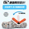 Winter and Summer Two Wear Removable Bag Head Beach Shoes Lightweight Large Size Hole Shoes Soft Sole Sandals Men's Shoes