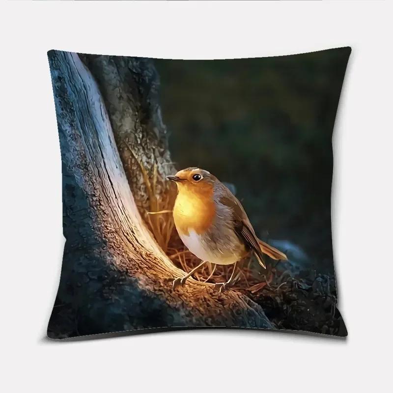 Animal Pillow Series Deer Penguin Fox Pillow bedroom Study Room Sofa restaurant seat balcony rocking chair pillow sleeve