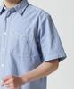 AVIREX DAILY BASIC CHAMBRAY S/S SHIRT Men's L 110 Blue 783-3923003
