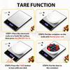 Kitchen Scale, 5kg/1g, with 6 Units, Battery-powered