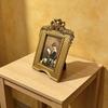 Tabletop Picture Frame Vintage Resin Ornate Design for Desk, Shelf