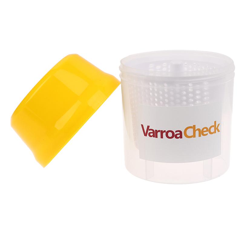 Botella de prueba de ácaros Varroa, colmena de apicultura, herramientas para comprobar ácaros, 1 ud.