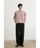 WHOLOVESART Structure Wide Cotton Chino Pants Black