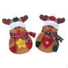 Dinner Tableware Cutlery Case Bag Cover Pouch Reindeer Set of 2