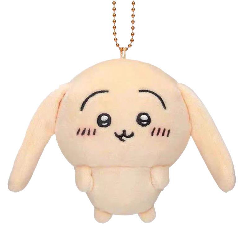 jiyiUsagi Plush Cute Floppy Ear Rabbit Bag Charm Pendant Soft Fluffy Collectible Accessory for Fans Teens Bag Charm