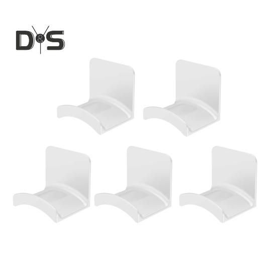 

Подставка для наушников с противоскользящими накладками, грузоподъемность 1 кг, универсальная совместимость, органайзер для игрового контроллера и наушников белый