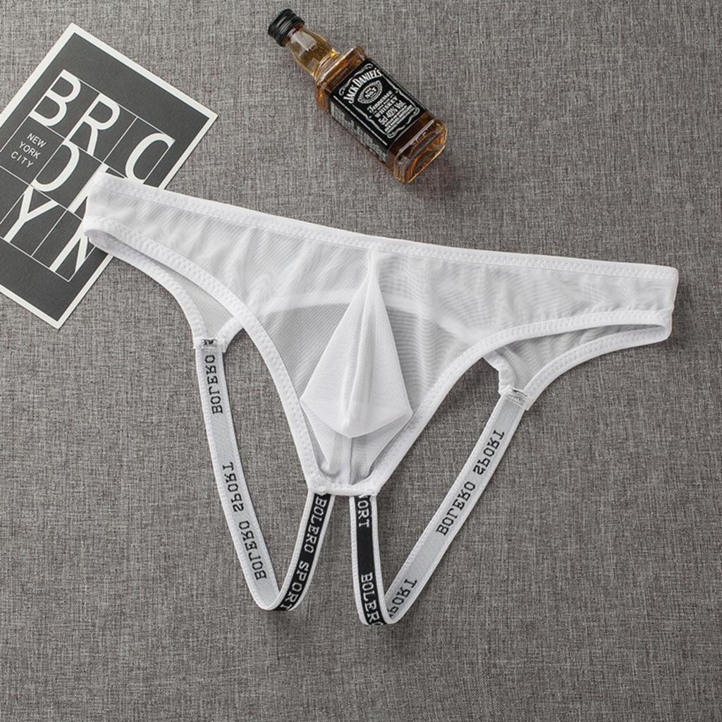 Men's Double Thong Underwear With U-Shaped Cutout For Sexy Curves And Lifted Buttocks