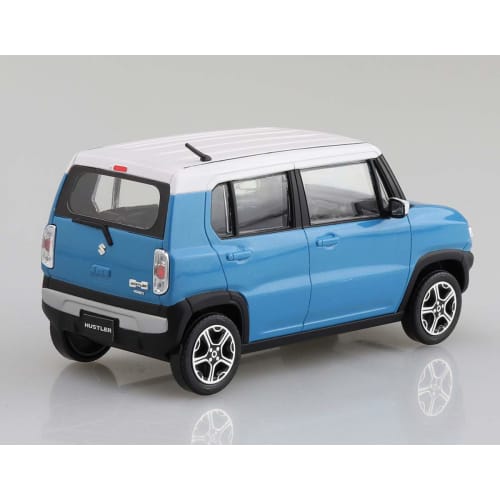 Aoshima Bunka Kyozai 1/32 The Snap Kit Series Suzuki Hustler Summer Blue Metallic Pre-Colored Plastic Model Kit 01-D