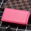 Faux Leather Business Card Holder with Magnetic Closure Slim Compact Size Portable Business Card Carrier Name Card Organizer