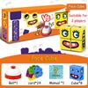 Kids Magic Face Changing Cube Toy Montessori Expressions Building Blocks Matching Puzzles Interactive Board Game Education Toys