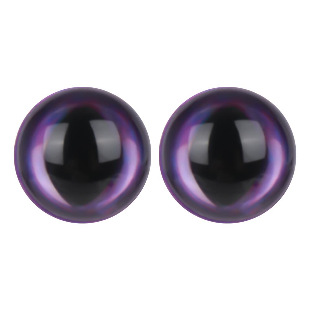 12/15/18mm Cat Eyes DIY Eyes with Eyelashes  Animal Supplies  Accessories 3D Eyes