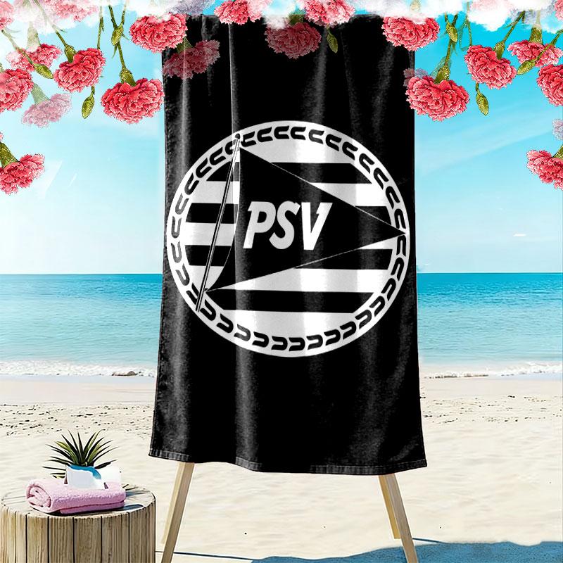 Asciugamano da Spiaggia PSV Eindhoven, Asciugamano Grande Morbido Asciugatura Rapida per Spiaggia Campeggio Nuoto