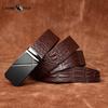 Vegetable Tanned Leather Cowhide Men's Belt Genuine Leather Automatic Buckle Belt Business Belt