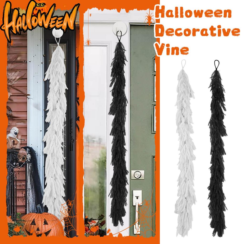 Decorative Rattan Plastic Norfolk Wreath Soft Glue Feel Halloween Rattan