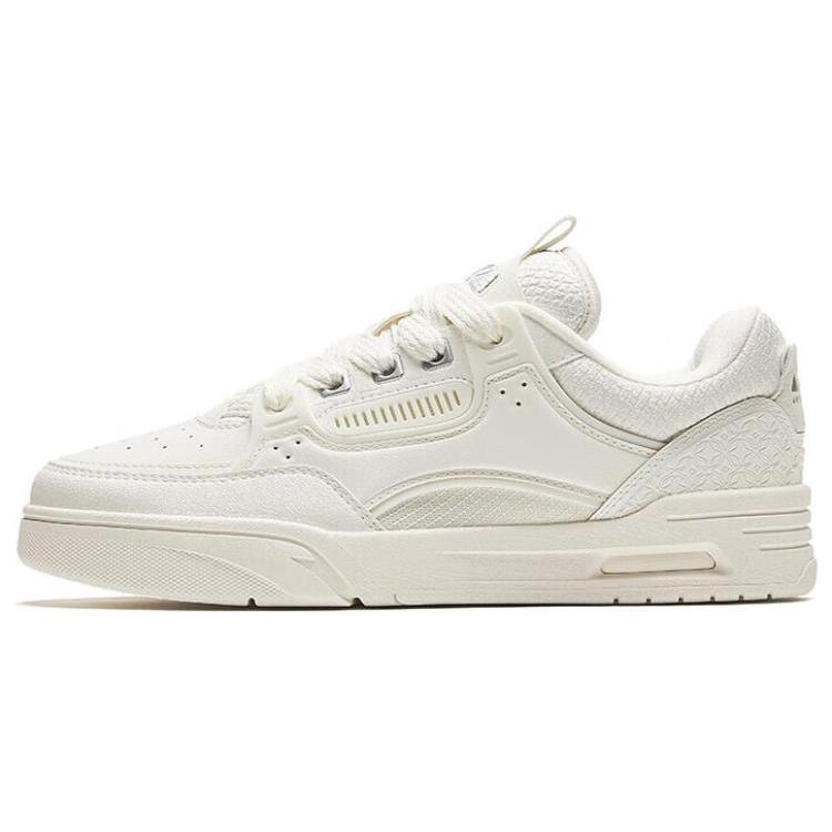 New Anta AOJIE Low-Top Skateboard Shoes Women's White 122418040-4