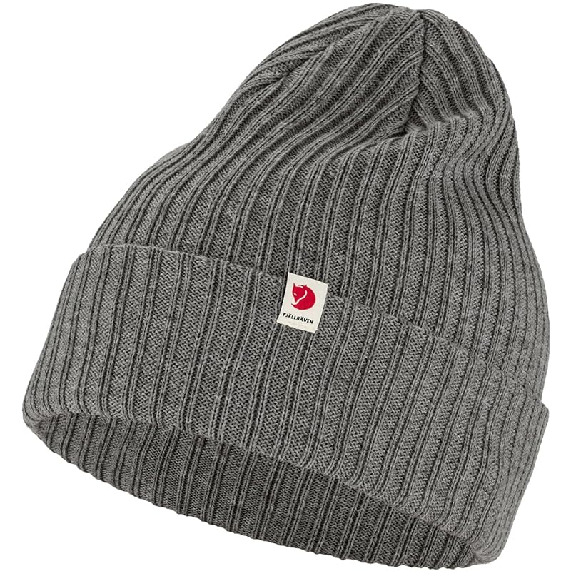 

[Fjällräven] вязаная шапка FJALLRAVEN RIB HAT Влагопоглощение быстросохнущая 13100184 серый