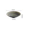 Retro Hand-painted Ceramic Small Foot Salad Bowl Dessert Bowl Pasta Bowl Fruit Bowls Restaurant Creative Specialty Tableware