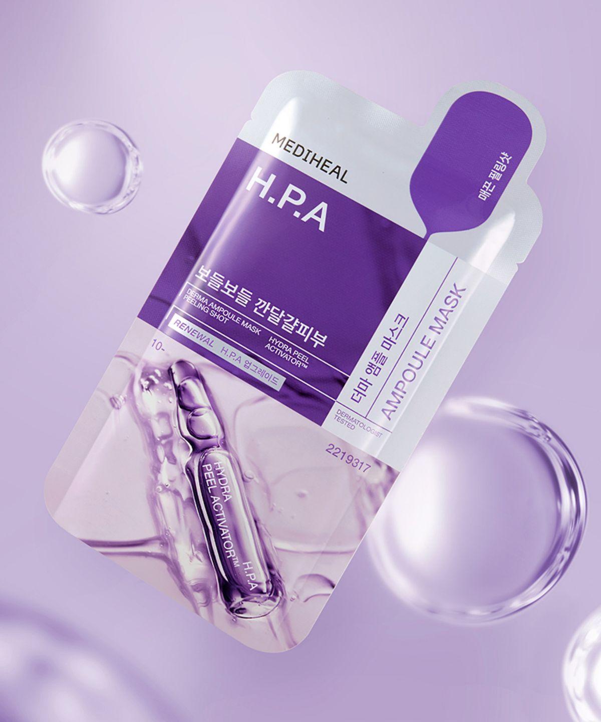 The HPA Ampoule Mask Pack 10 Sheets (Smooth Exfoliation)