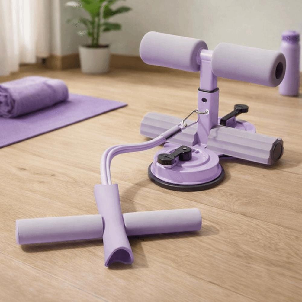 Adjustable Height Fitness Situp Equipment Dual Suction Cups Ab Core Trainer Abdominal Exercise
