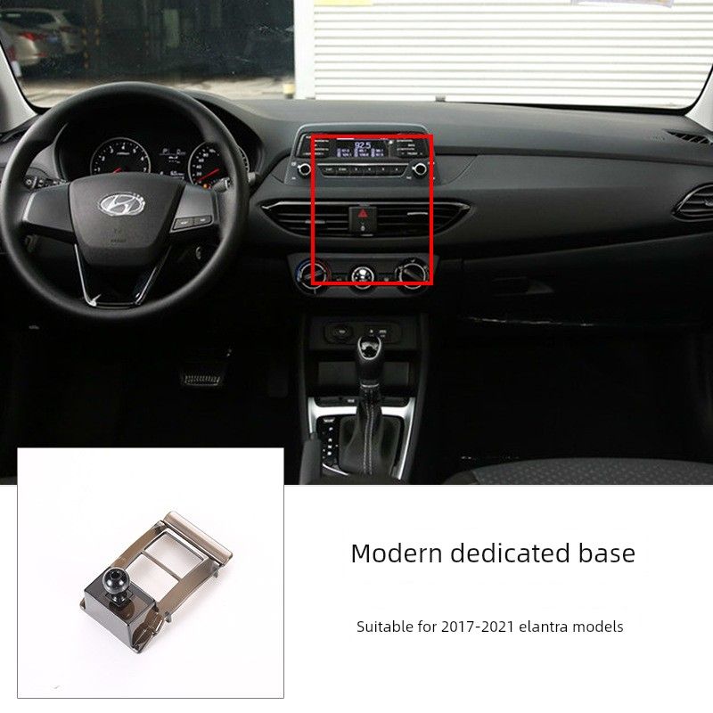 Mobile Phone Car Mount Base Specifically Designed for Beijing Hyundai Santa Fe, Elantra, Tucson, Ix35, Lafesta, Sonata 10
