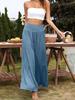 Summer Khaki Casual Cotton Linen High Waist Pants For Women Office Lady Loose Trousers Fashion Solid Baggy Pants Spodnie