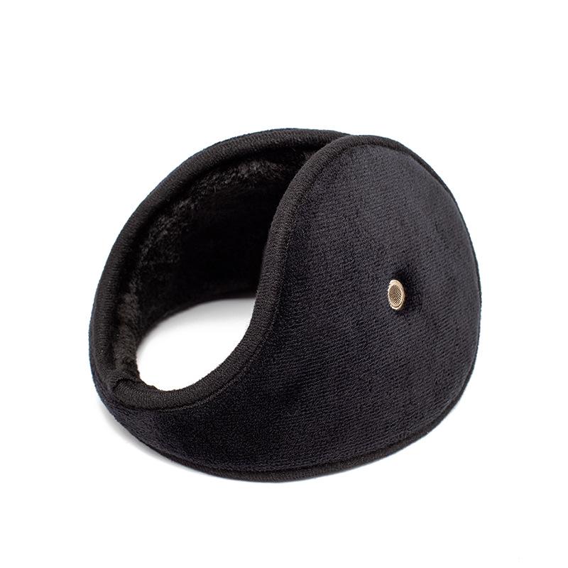 Men's Winter Earmuffs: Plush, Thickened, Amplified Sound Holes, Fashionable Riding Ear Warmers