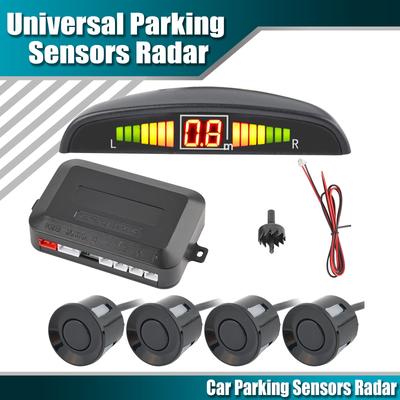 Automobile LED Parking  Radar Sensor System Backlight Parktronic Monitor Digital Display Kit Backup Detector Assistant 4 Sensors