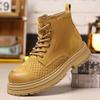 Ankle Boots Outdoor Thick Sole Men Working Boots New Fashion Men's Boots High Top Casual Sports Shoes for Men Designer Anti-Slip
