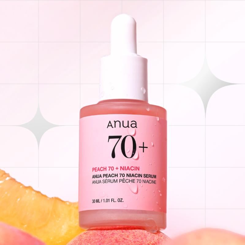 ANUA Peach 70 Niacin Serum 30ml Hydrating Facial Serum Korean Skincare