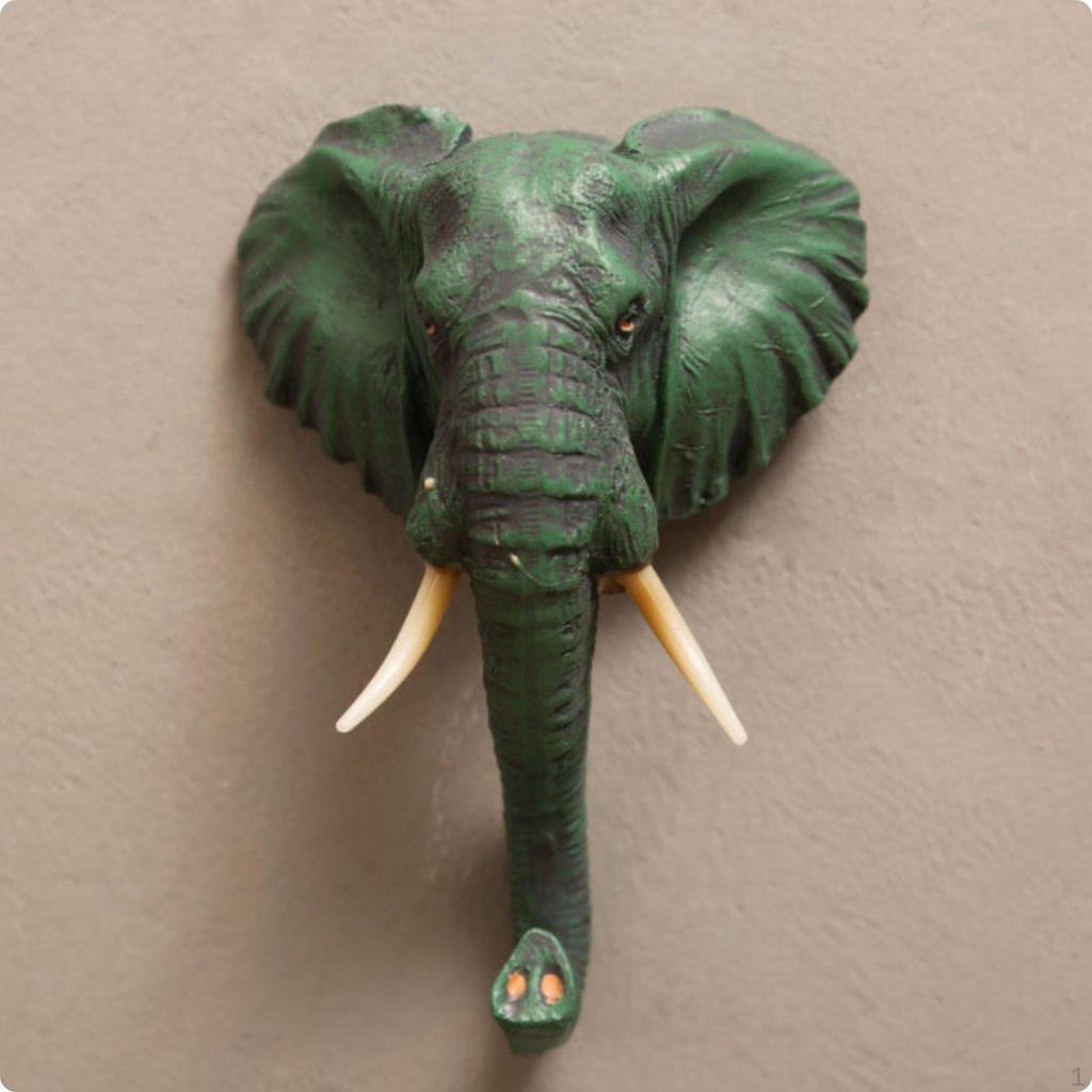 Animal Wall Hook 3D Design Retro Space Saving Decorative Hanger Sika Deer