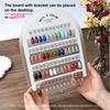 Premium Acrylic Nail Color Plate Magnet with Display Board Comparison Color Card And Number Stickers for Nail Salon