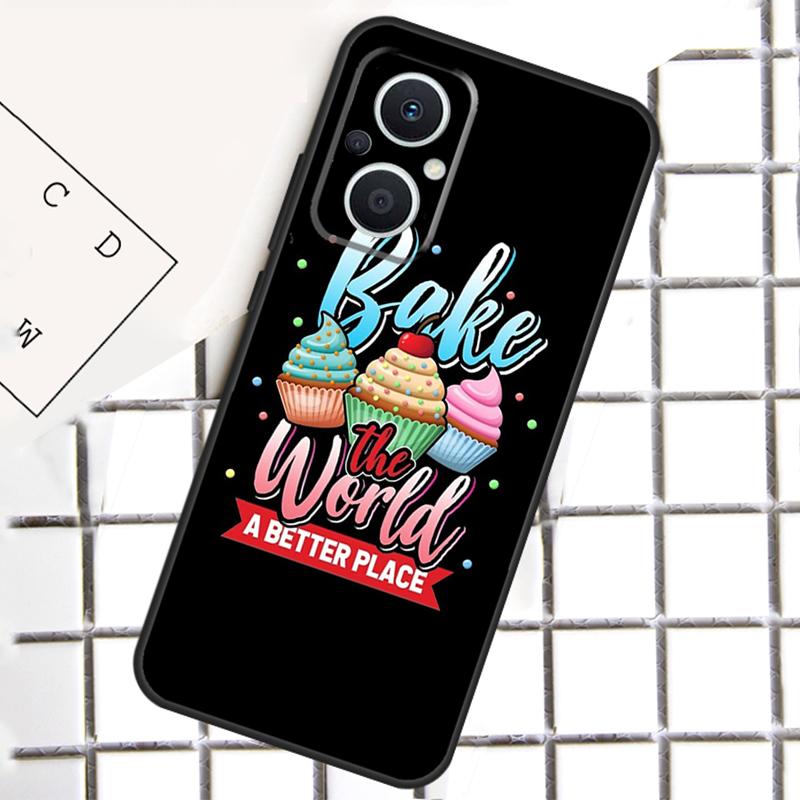 

Чехол для телефона с принтом Выпечка Повар Шеф-повар для OPPO Reno 8T 7 8 Lite 14F 14 13 12 11 F 10 Pro OPPO Find X8 X6 X5 X9 Pro OPPO Reno12 F