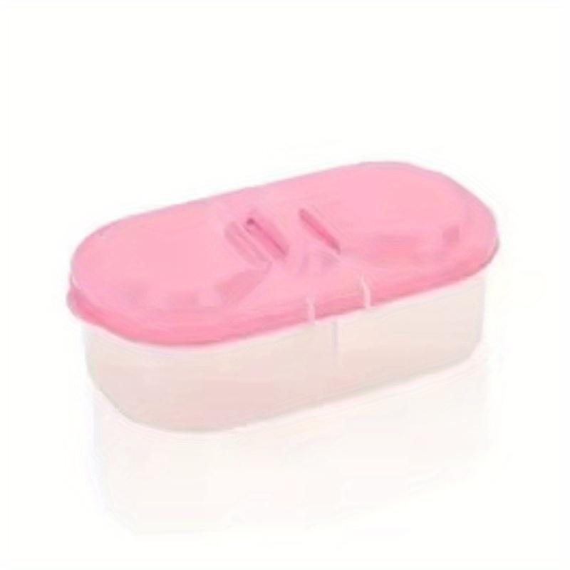 1pc compartment covered kitchen food miscellaneous grain sealed jar kitchen refrigerator plastic storage and storage box