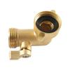 Brass RVs Water Inlet Connector 3/4GHT Ball Valves with Switches Space Saving Design Universal Compatibility