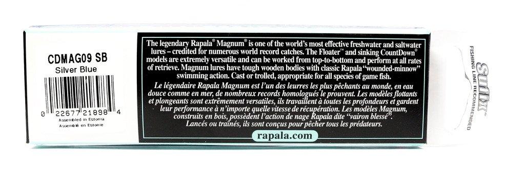 Rapala Countdown Magnum Minnow 18cm 70g Chrome CH CD18MAG Lure