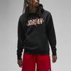 Jordan Floral Print Hoodie Men Tops Black FD0597-010