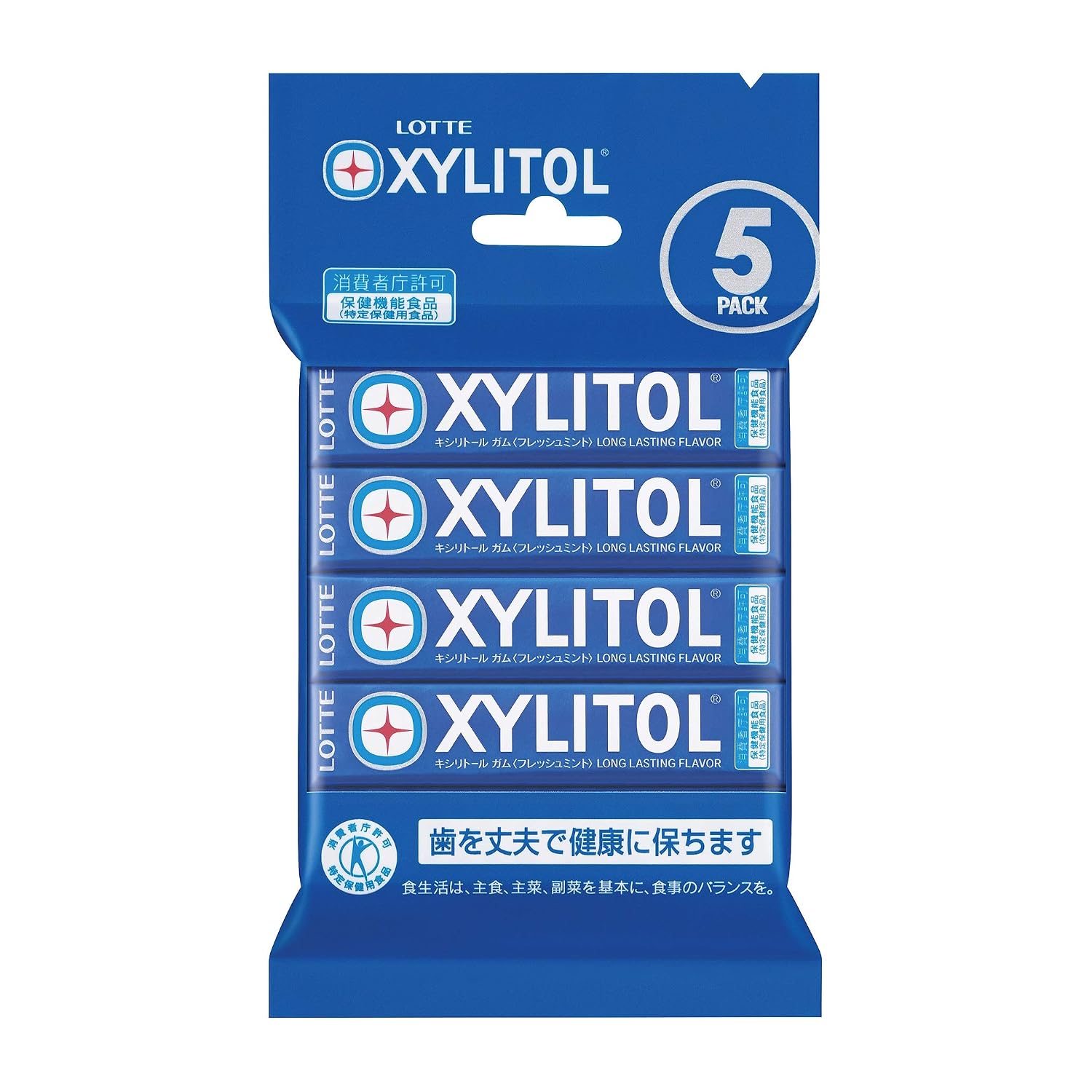 Жевательная резинка Lotte Xylitol Свежая мята 5 упаковок