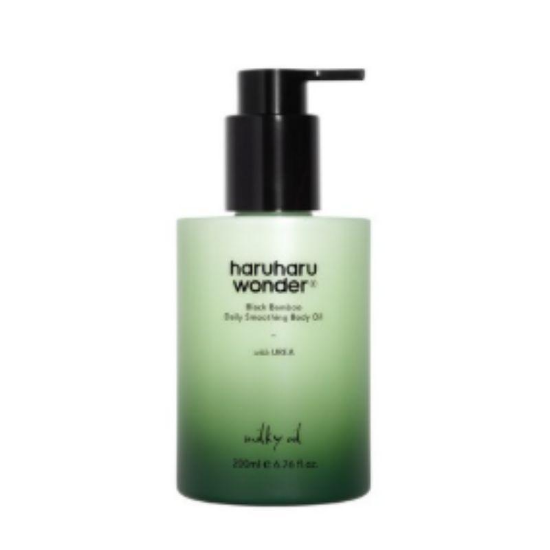 Haruharu Wonder Черный бамбук Глубоко питательное масло для тела Корейская K-Beauty Увлажняющий уход за телом для сухой кожи 200 мл