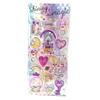 Cute Princess Series Scrapbook Journal Sticker 3D Stereo Castle Heart Style Stationery Sticker DIY Decor Notebook Sticker