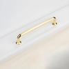 Kitchen railing furniture handle cabinet gold long gloss retro loft 128mm